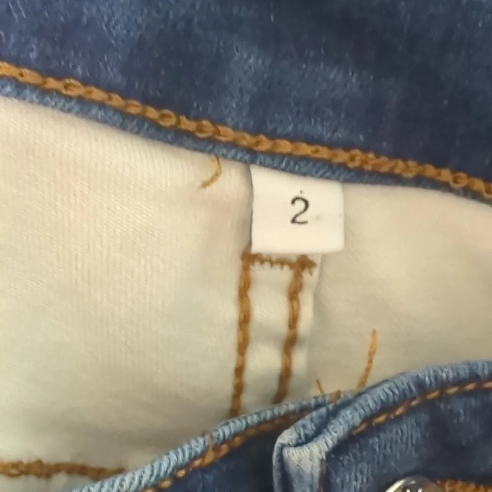 Women’s Dark Blue Boot Cut Jeans with Multicolor Pocket Detail - Picture 8 of 8